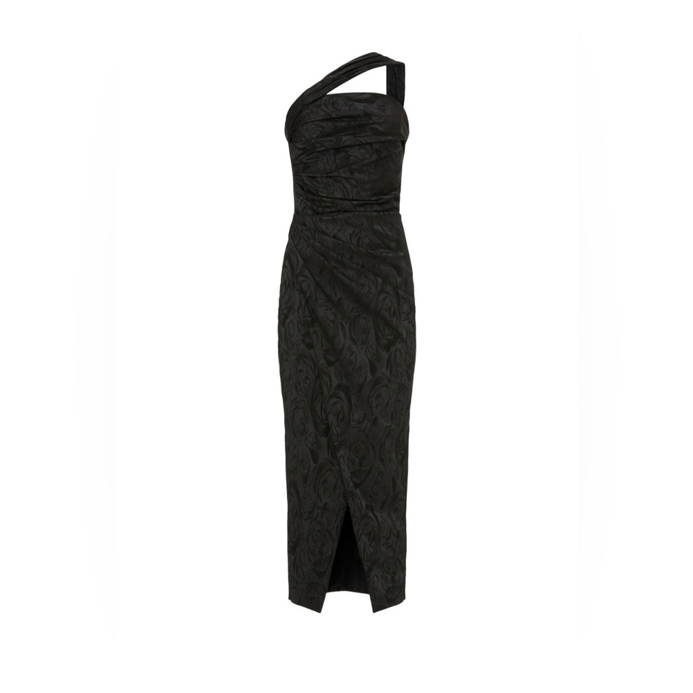 Shoshanna Midnight Trish midi dress in black jacquard | 6
